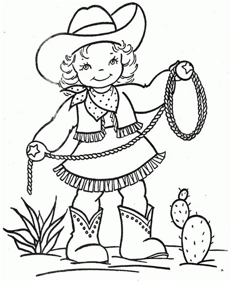 cowgirl coloring pages|Free Coloring Pages For Cowgirls